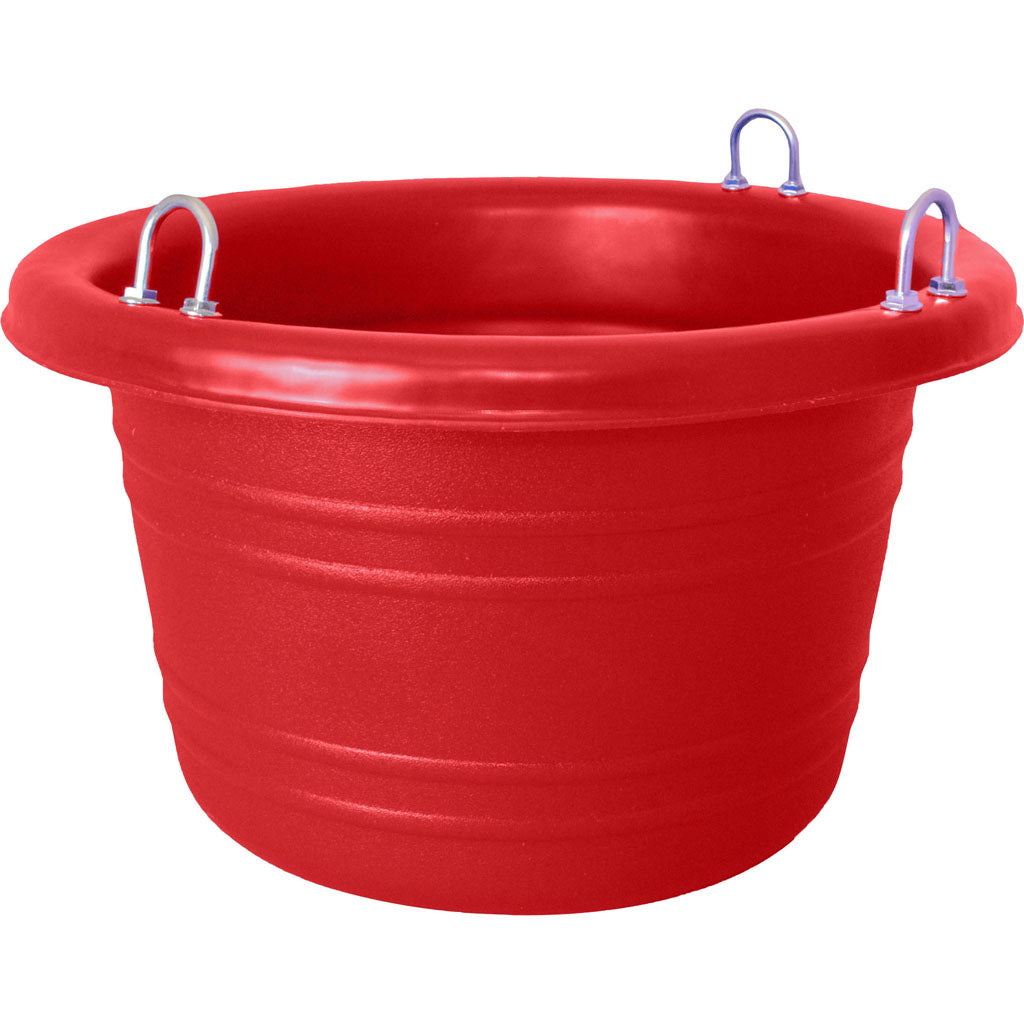 Horsemen'S Pride Feed Tub (RED, 18 QT-14X9 IN)
