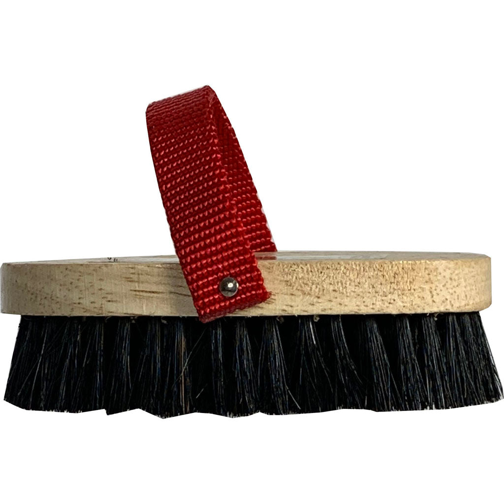 Legends Charlotte Boar Mini English Style Brush (BLACK, 4.5 IN)