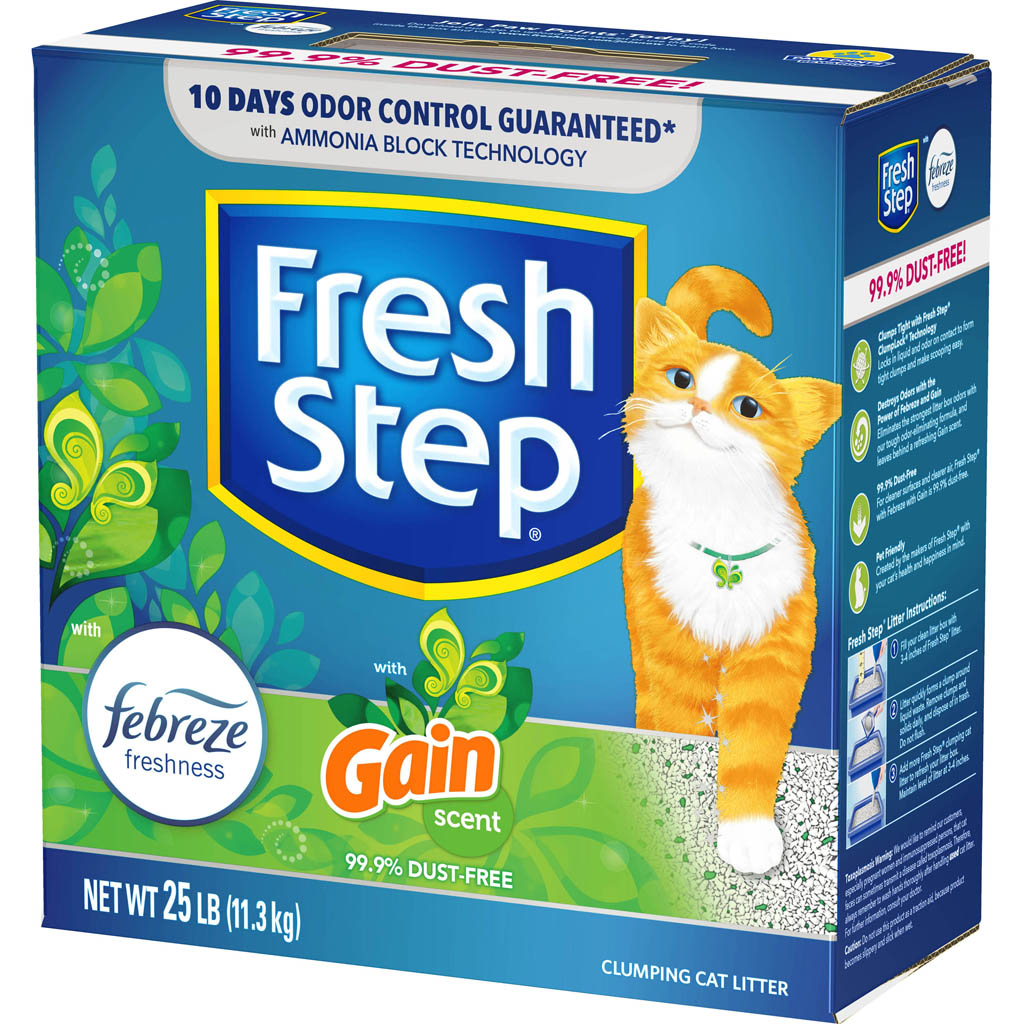 Fresh Step Clumping Litter W/Febreze (GAIN SCENT, 25 LB)