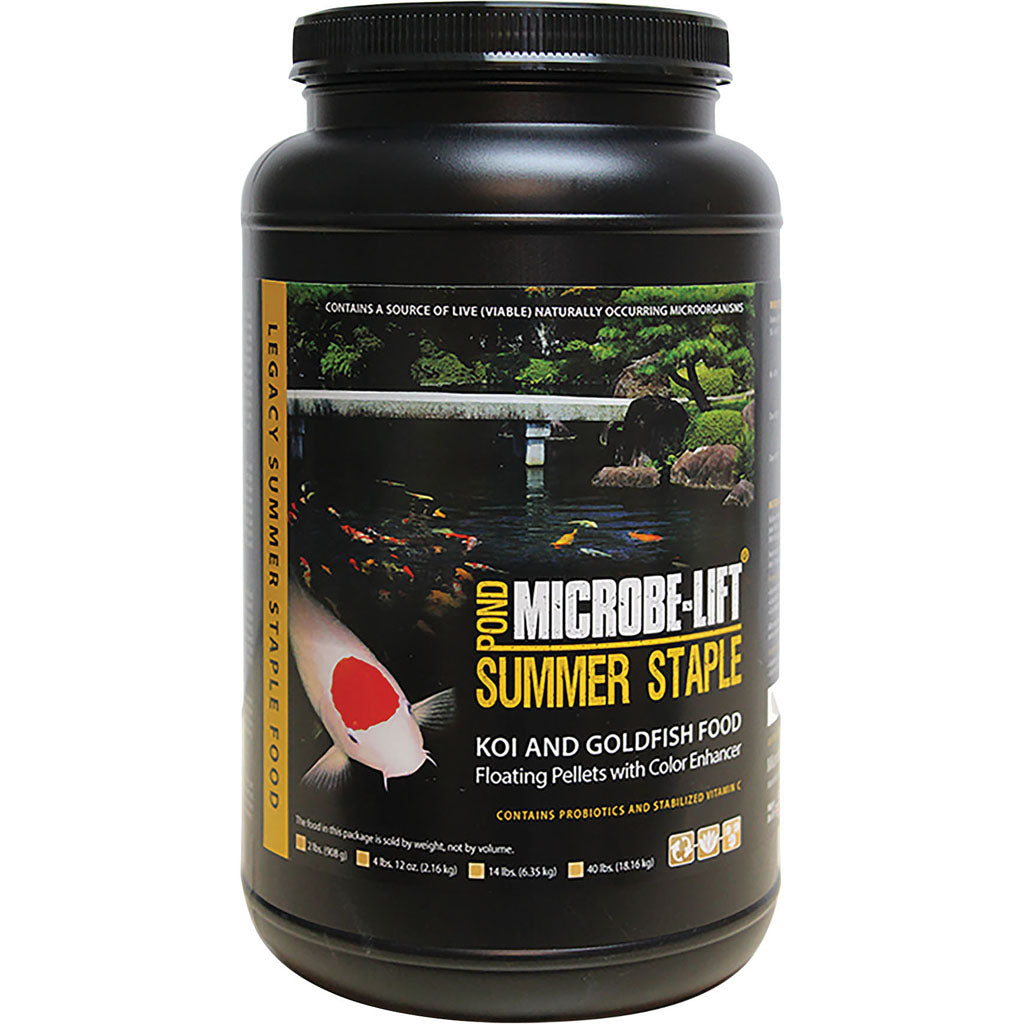 Microbe-Lift Summer Staple Koi & Goldfish Food (2 LB)