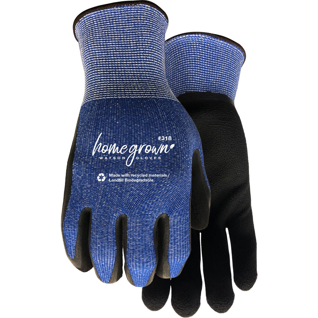 Watson Gloves Ladys Cool It Wastenot Fabric (BLUE, LG)
