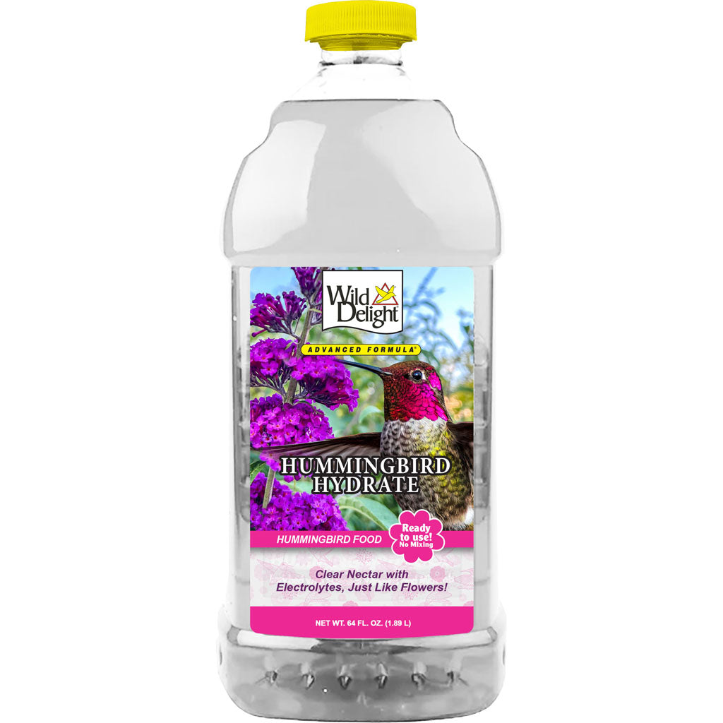 Wild Delight Hummingbird Hydrate Rtu Nectar (CLEAR, 64 OZ)