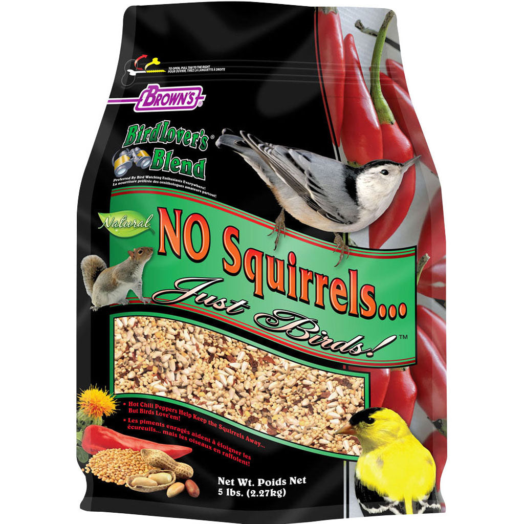Bird Lover'S Blend No Squirrels...Just Birds (HOT PEPPER, 5 LB)