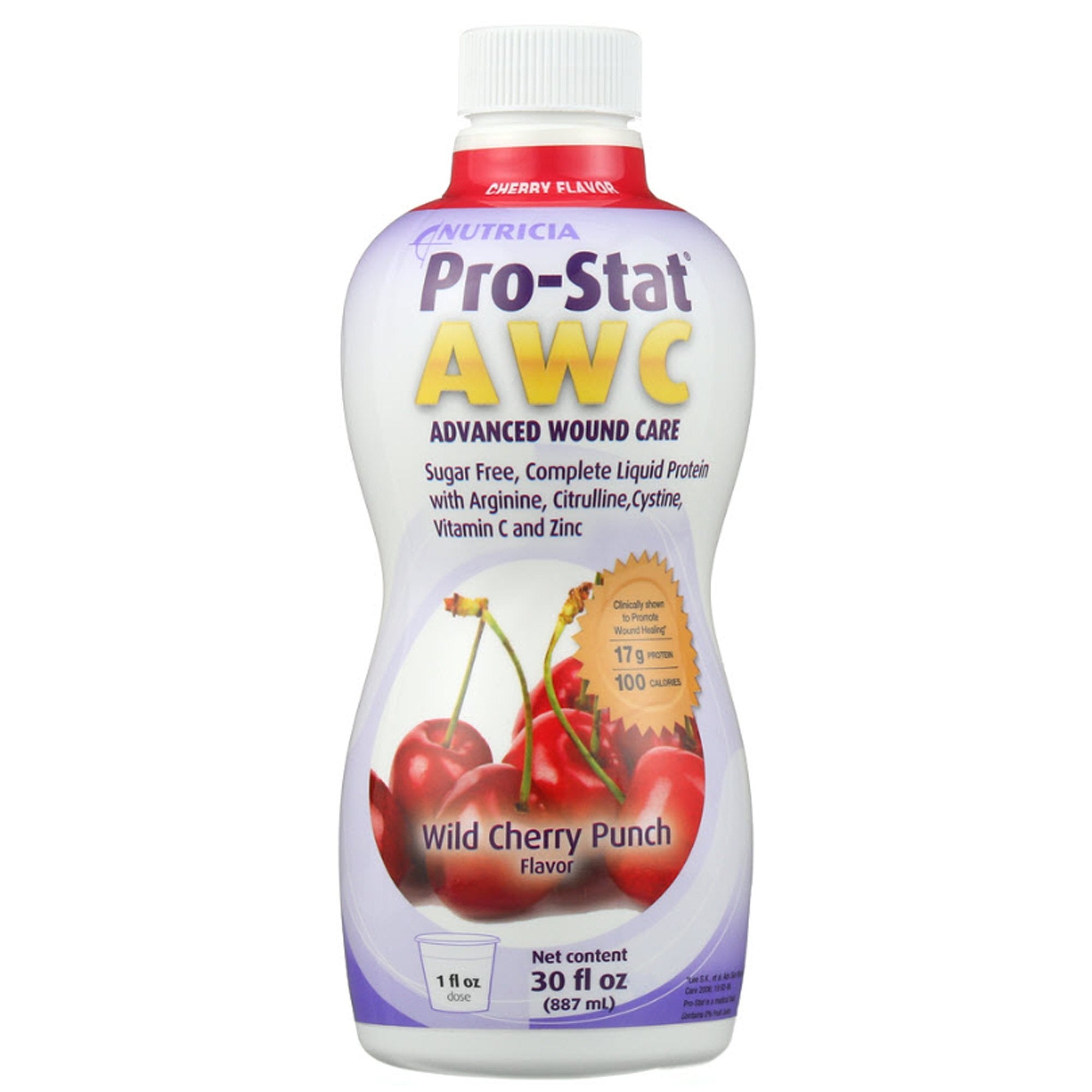 Nutricia North America - Oral Supplement Pro-Stat® AWC Wild Cherry Punch Flavor Liquid 30 oz. Bottle [4/CS]