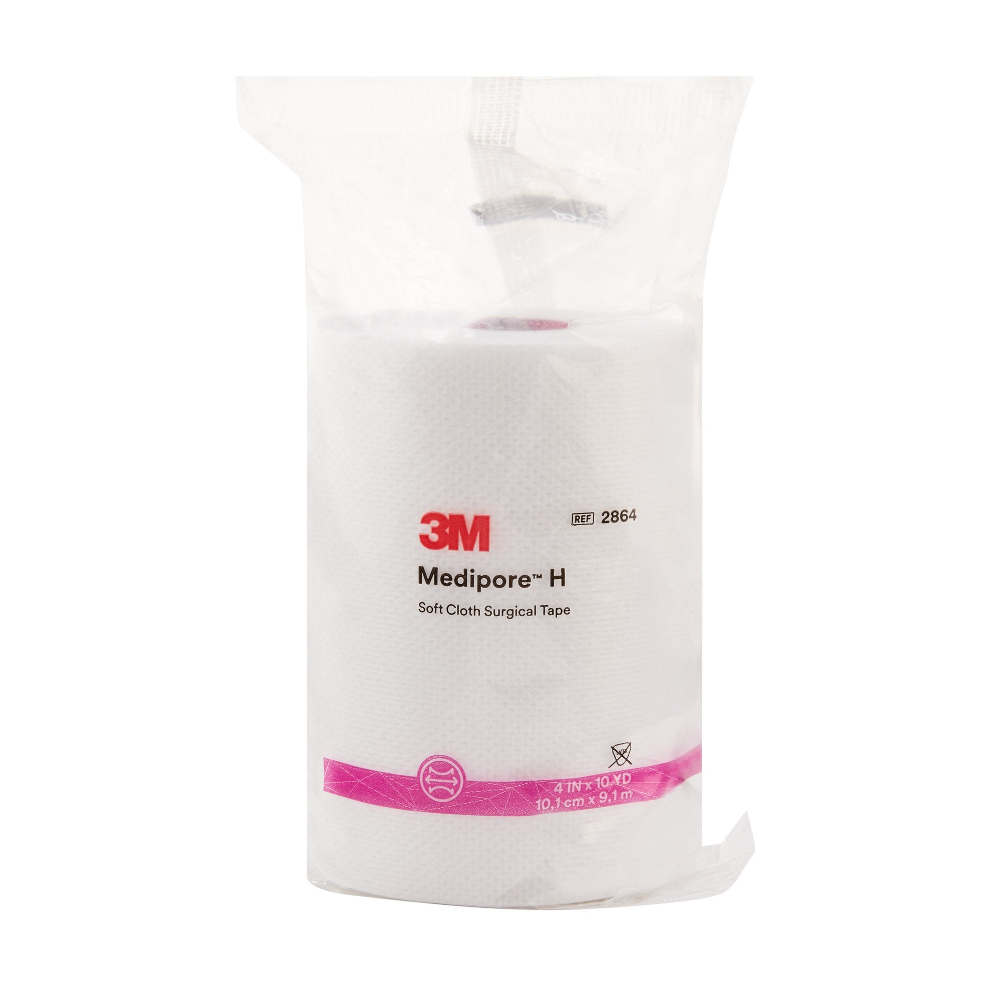 Solventum Corporation - Perforated Medical Tape 3M™ Medipore™ H White 4 Inch X 10 Yard Soft Cloth NonSterile [12/CS]