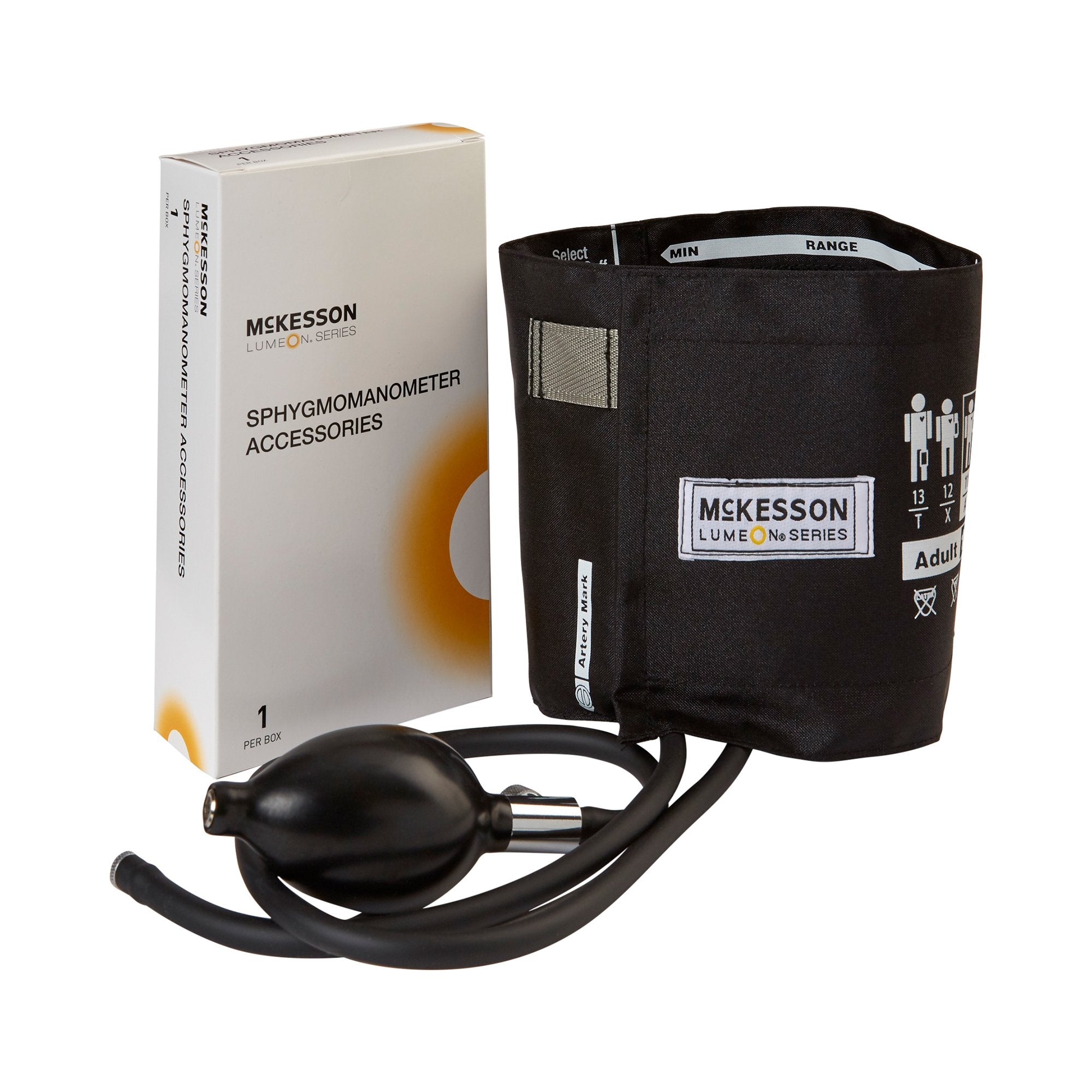 McKesson Brand - Reusable Blood Pressure Cuff and Bulb McKesson LUMEON™ 23 to 40 cm Arm Nylon Cuff Adult Cuff [15/CS]