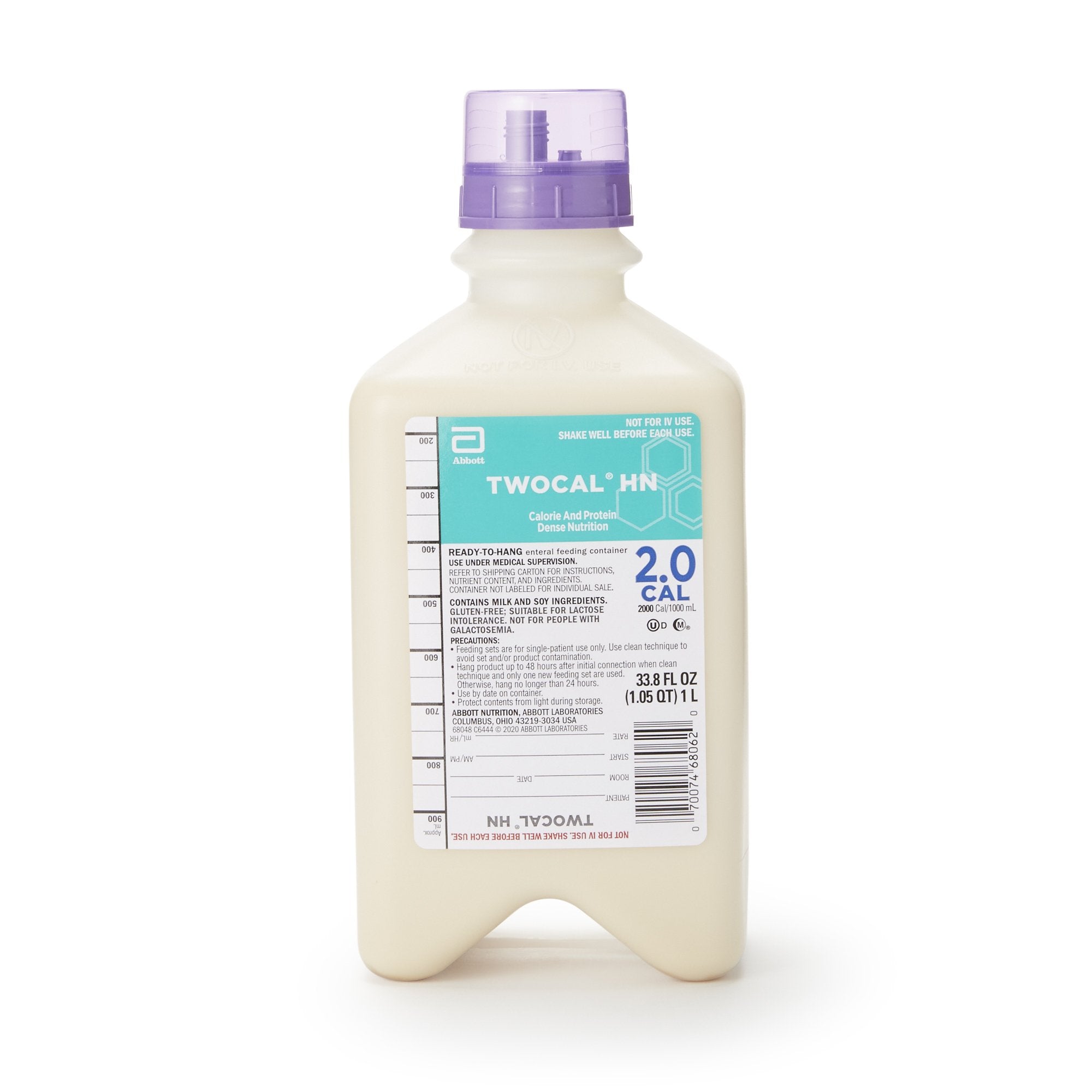 Abbott Nutrition - Oral Supplement TwoCal® HN Vanilla Flavor Liquid 1 Liter Bottle [8/CS]