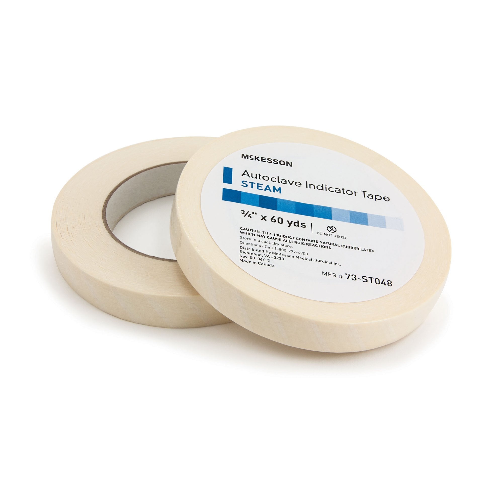 McKesson Brand - Steam Indicator Tape McKesson 3/4 Inch X 60 Yard Steam [24/CS]