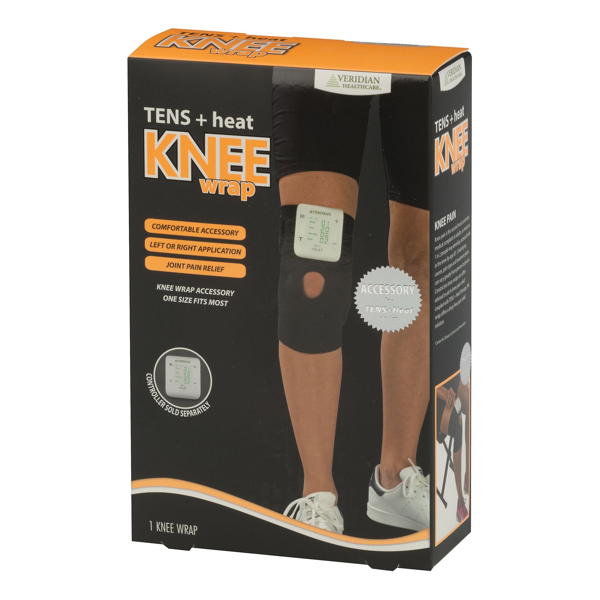 Veridian Healthcare LLC - Replacement Heat Conductive Knee Wrap Veridian Healthcare® Magnetic Connectors [12/CS]
