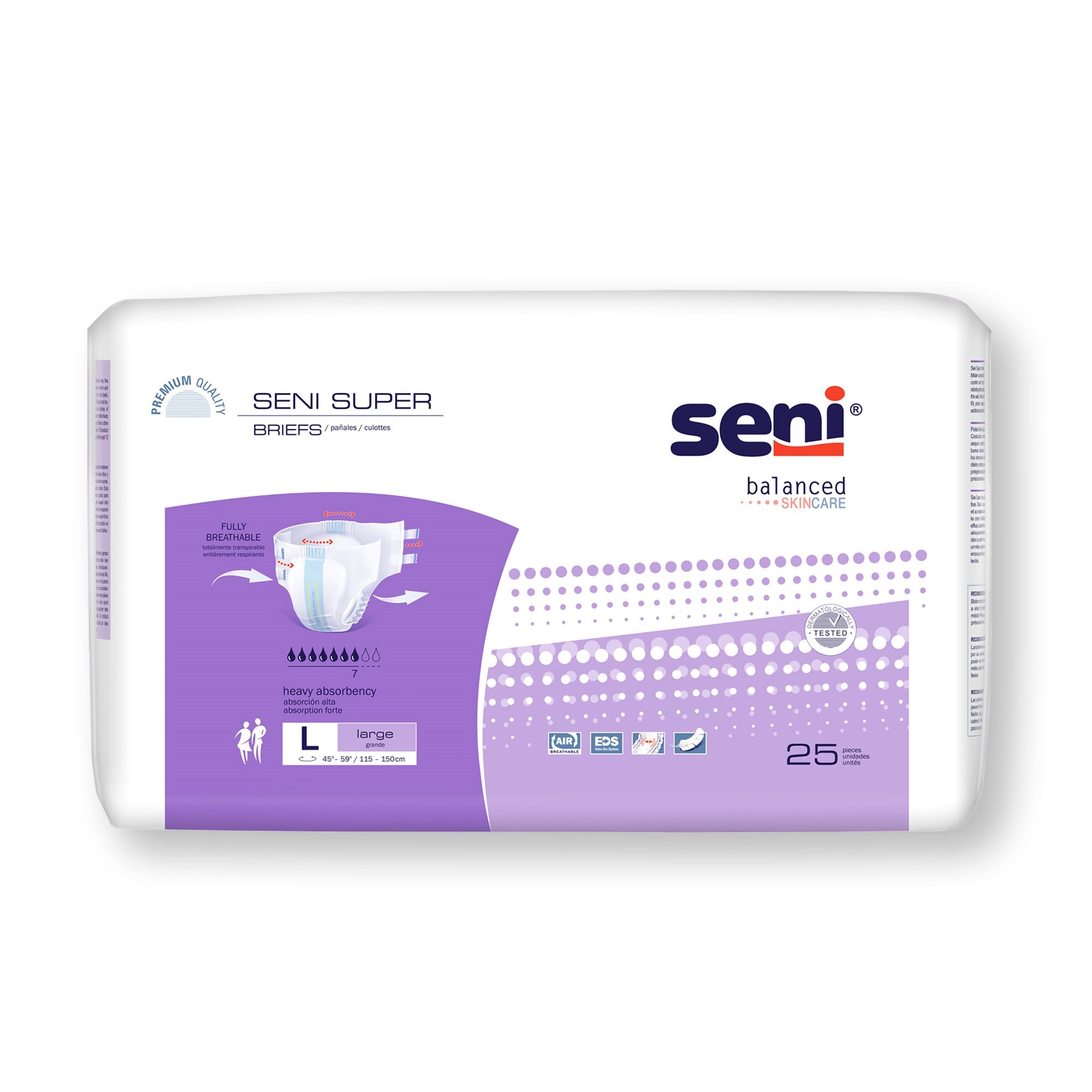 TZMO USA Inc - Unisex Adult Incontinence Brief Seni® Super Large Disposable Heavy Absorbency [75/CS]