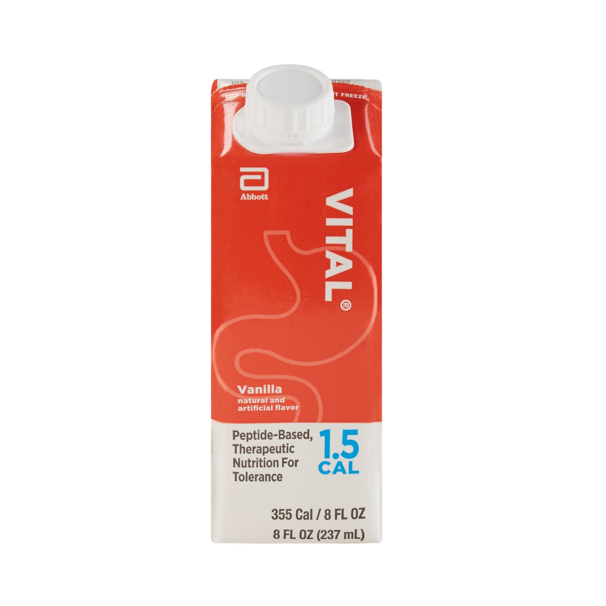 Abbott Nutrition - Oral Supplement Vital® 1.5 Cal Vanilla Flavor Liquid 8 oz. Reclosable Carton [24/CS]