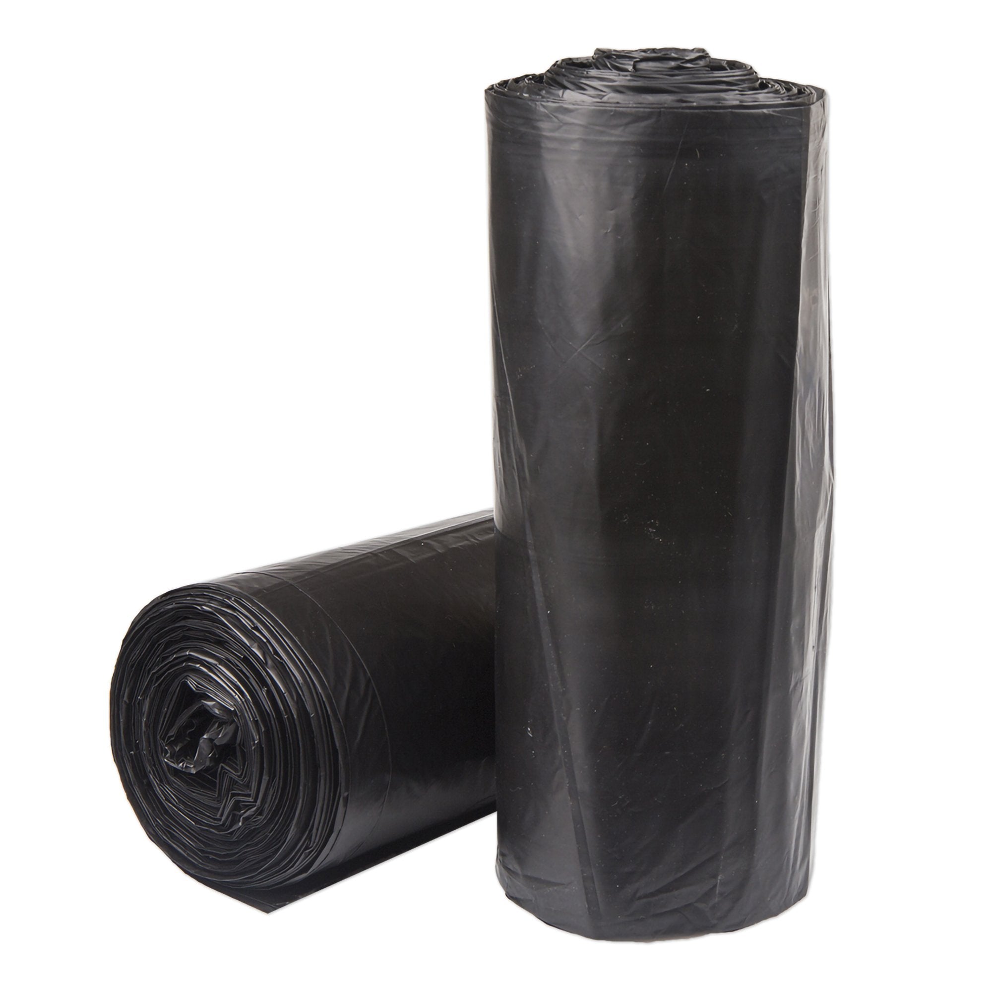 McKesson Brand - Trash Bag McKesson 45 gal. Black HDPE 22 Mic. 40 X 48 Inch Star Seal Bottom Coreless Roll [150/CS]