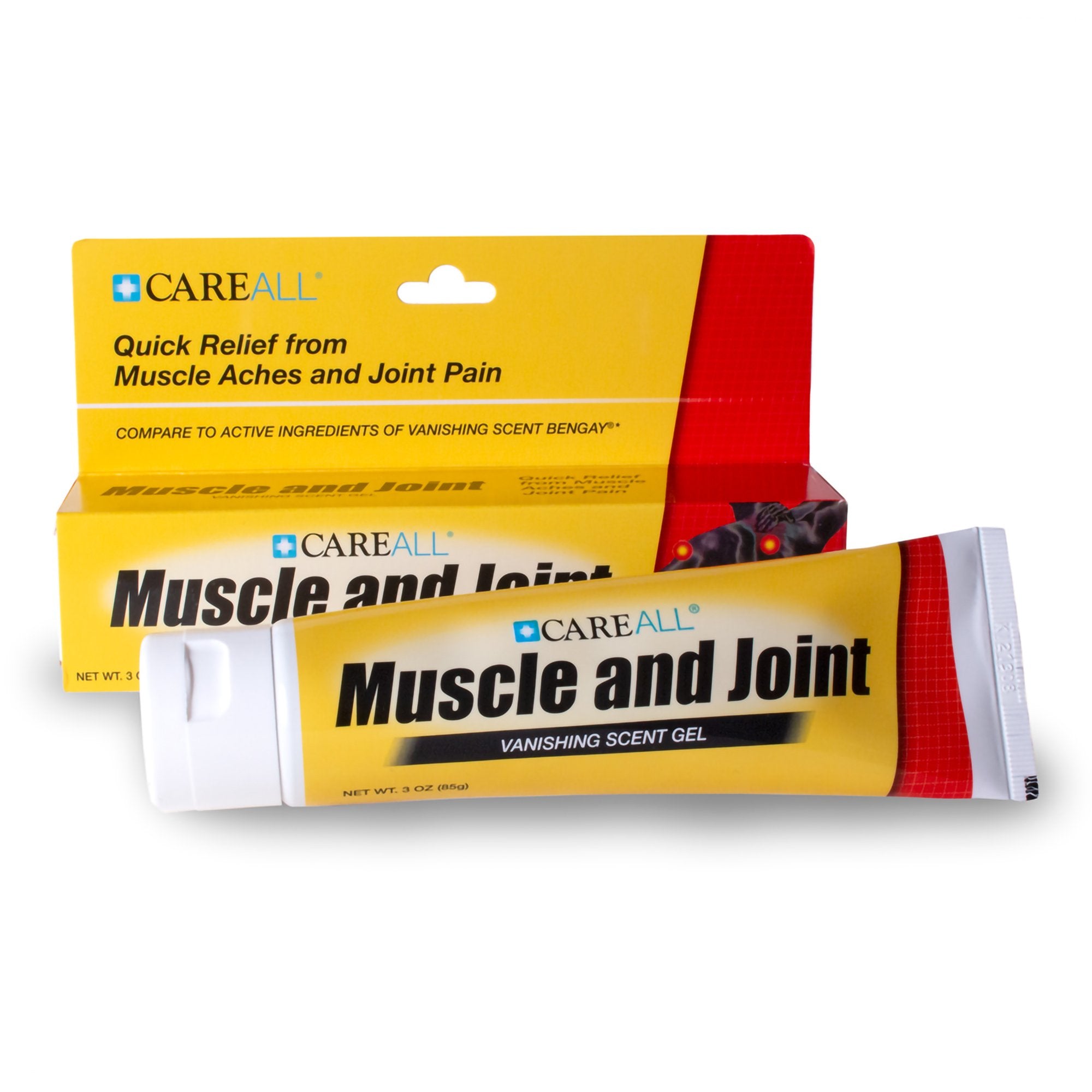 New World Imports - Topical Pain Relief CareAll® Muscle and Joint 2.5% Strength Menthol Topical Gel 3 oz. [72/CS]
