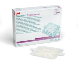 Solventum Corporation - Foam Dressing 3M™ Tegaderm™ High Performance 5-5/8 X 5-5/8 Inch With Border Film Backing Acrylic Adhesive Square Sterile [40/CS]