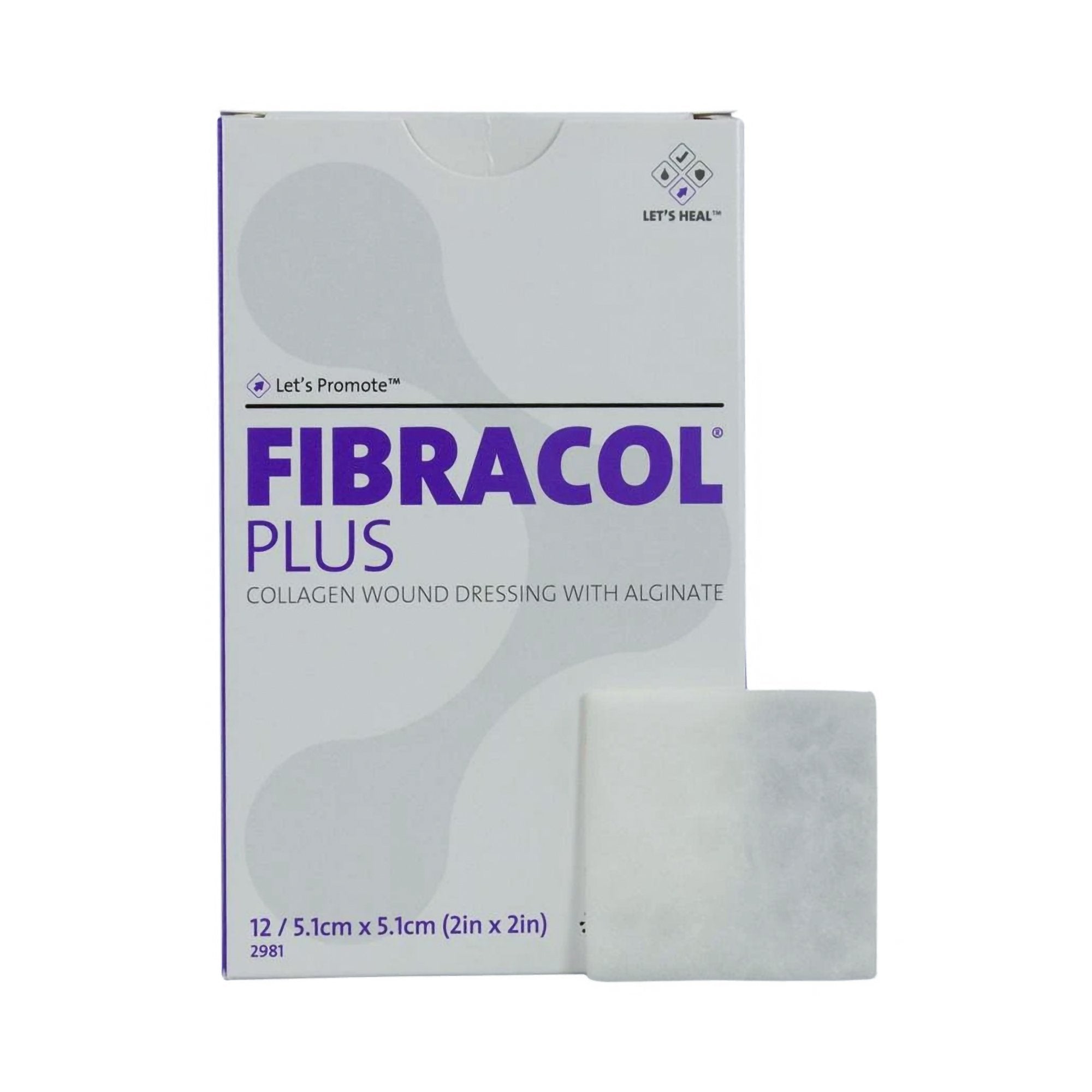 Solventum Corporation - Collagen Dressing Fibracol™ Plus 2 X 2 Inch Square Sterile [72/CS]
