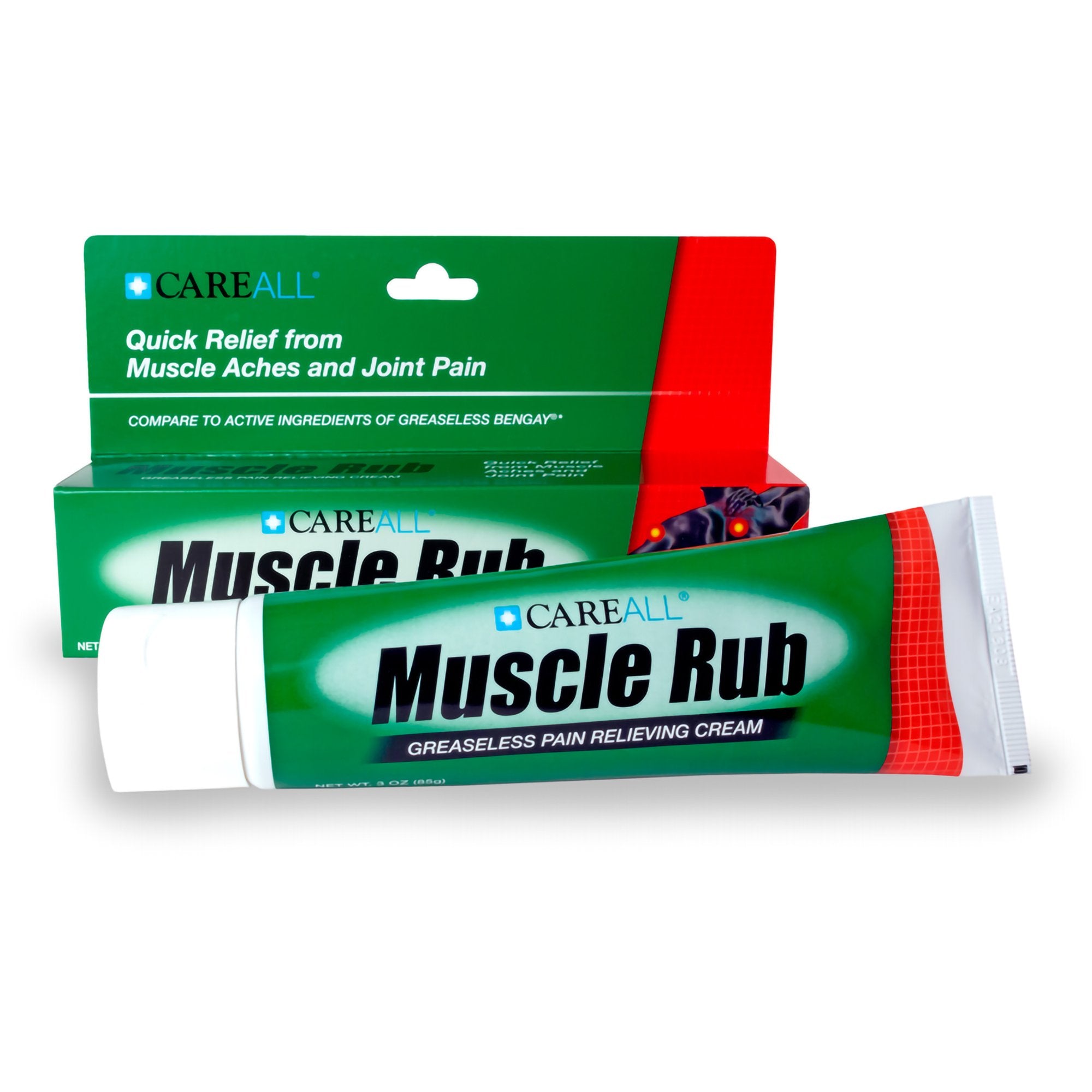 New World Imports - Topical Pain Relief CareAll® 10% - 15% Strength Menthol / Methyl Salicylate Ointment 3 oz. [72/CS]