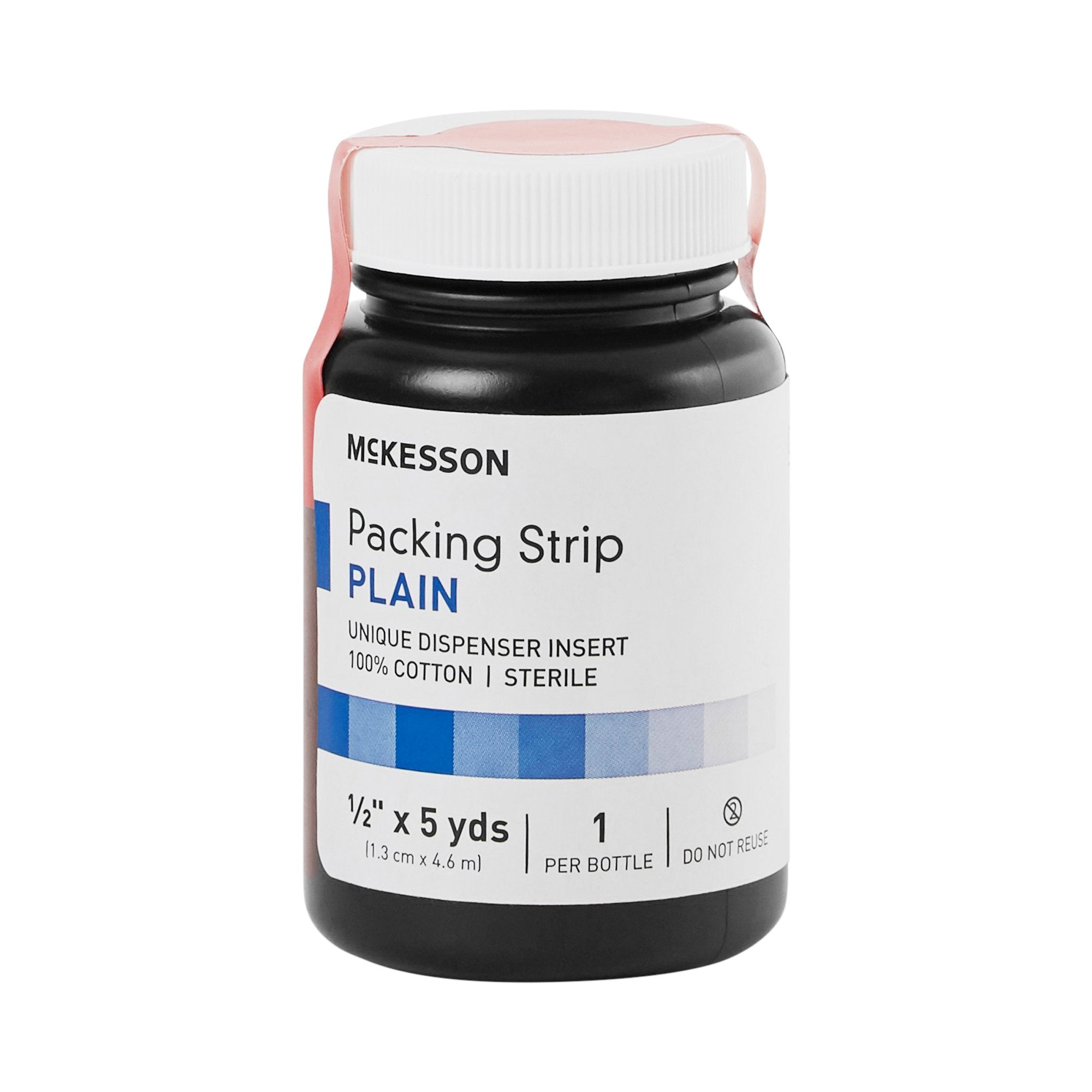 McKesson Brand - Wound Packing Strip McKesson Non-impregnated 1/2 Inch X 5 Yard Sterile Plain [12/CS]