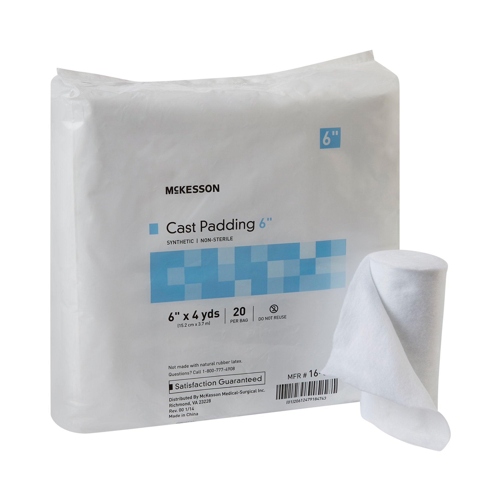 McKesson Brand - Cast Padding Undercast McKesson 6 Inch X 4 Yard Polyester NonSterile [80/CS]