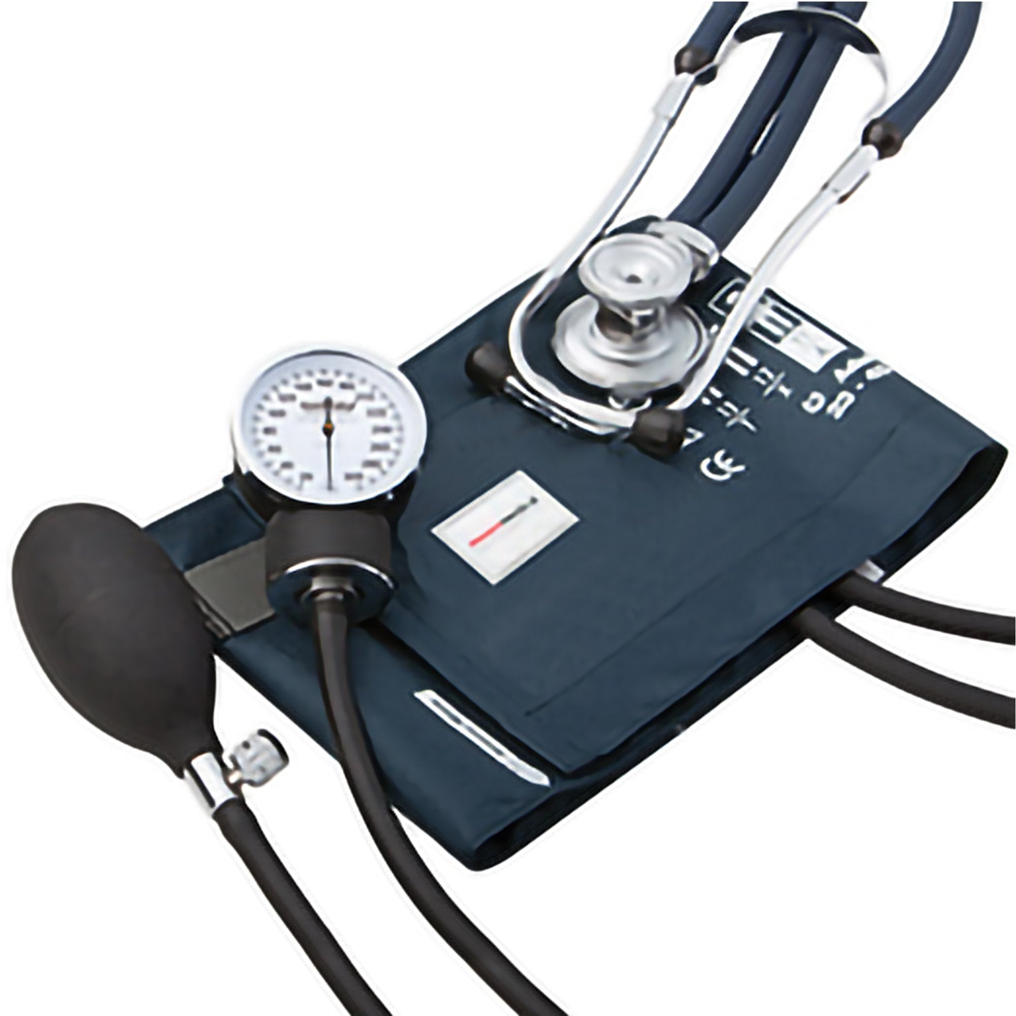 McKesson Brand - Reusable Aneroid / Stethoscope Set McKesson Brand 23 to 33 cm Adult Cuff Dual Head Sprague Stethoscope Pocket Aneroid [12/CS] (1067624_CS)
