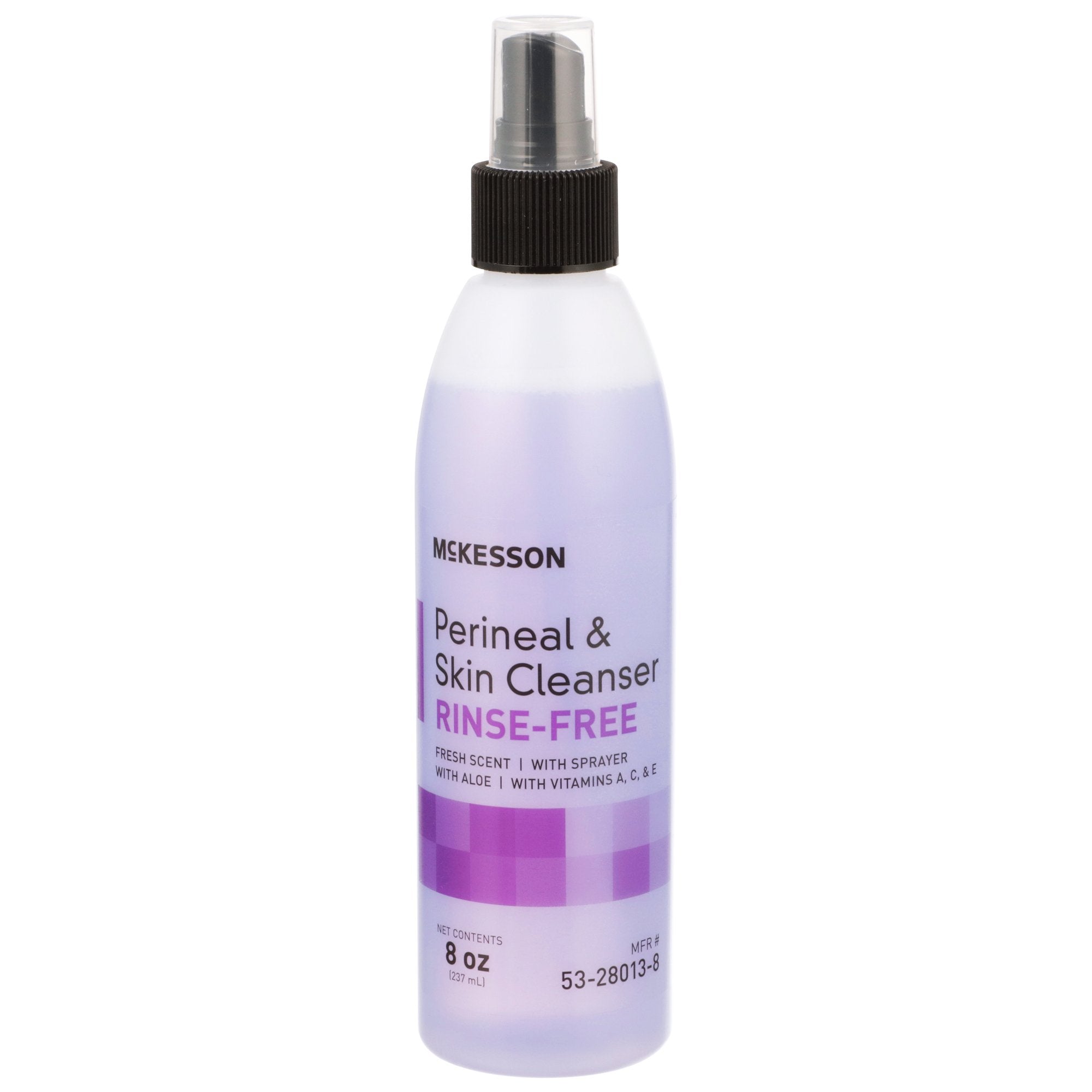McKesson Brand - Rinse-Free Perineal Wash McKesson Liquid 8 oz. Pump Bottle Fresh Scent [48/CS]