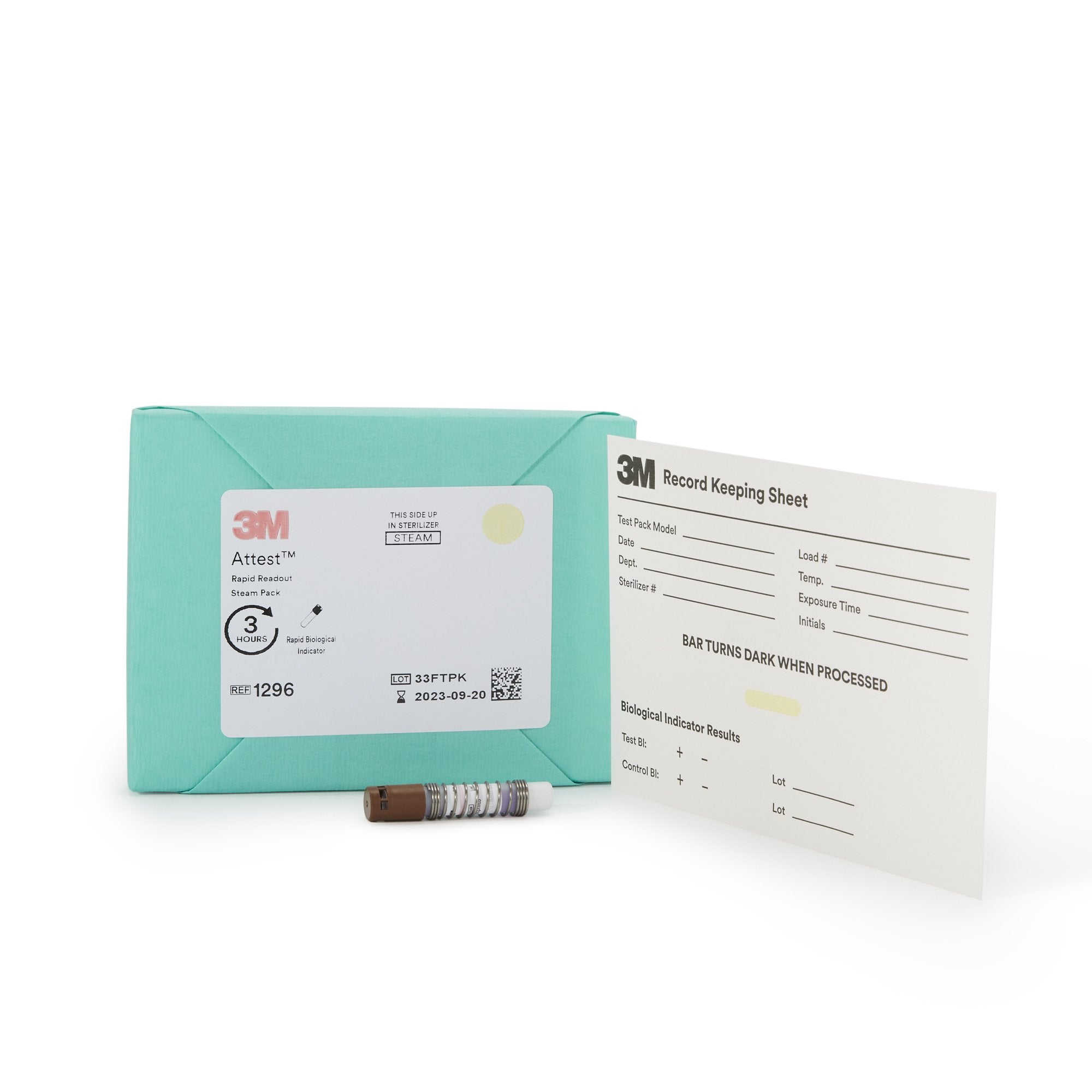 Solventum Corporation - Attest™ Rapid Readout Sterilization Biological Indicator Pack Steam [25/CS]