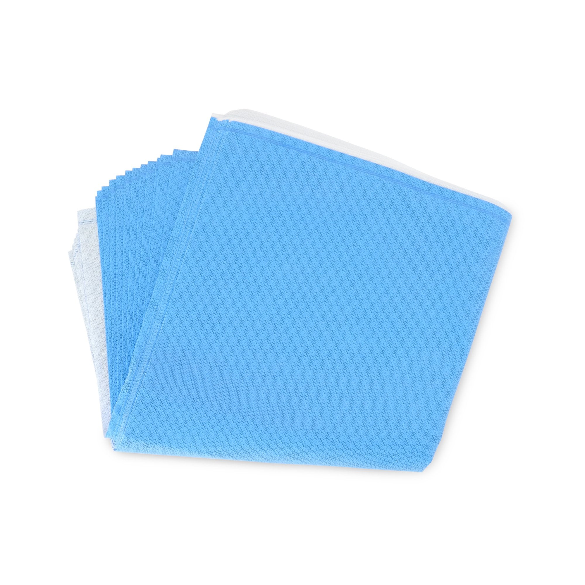 O&M Halyard Inc - QUICK CHECK* H500 Sterilization Wrap White / Blue 36 X 36 Inch Dual Layer SMS Polypropylene Steam / EO Gas / Hydrogen Peroxide [72/CS]