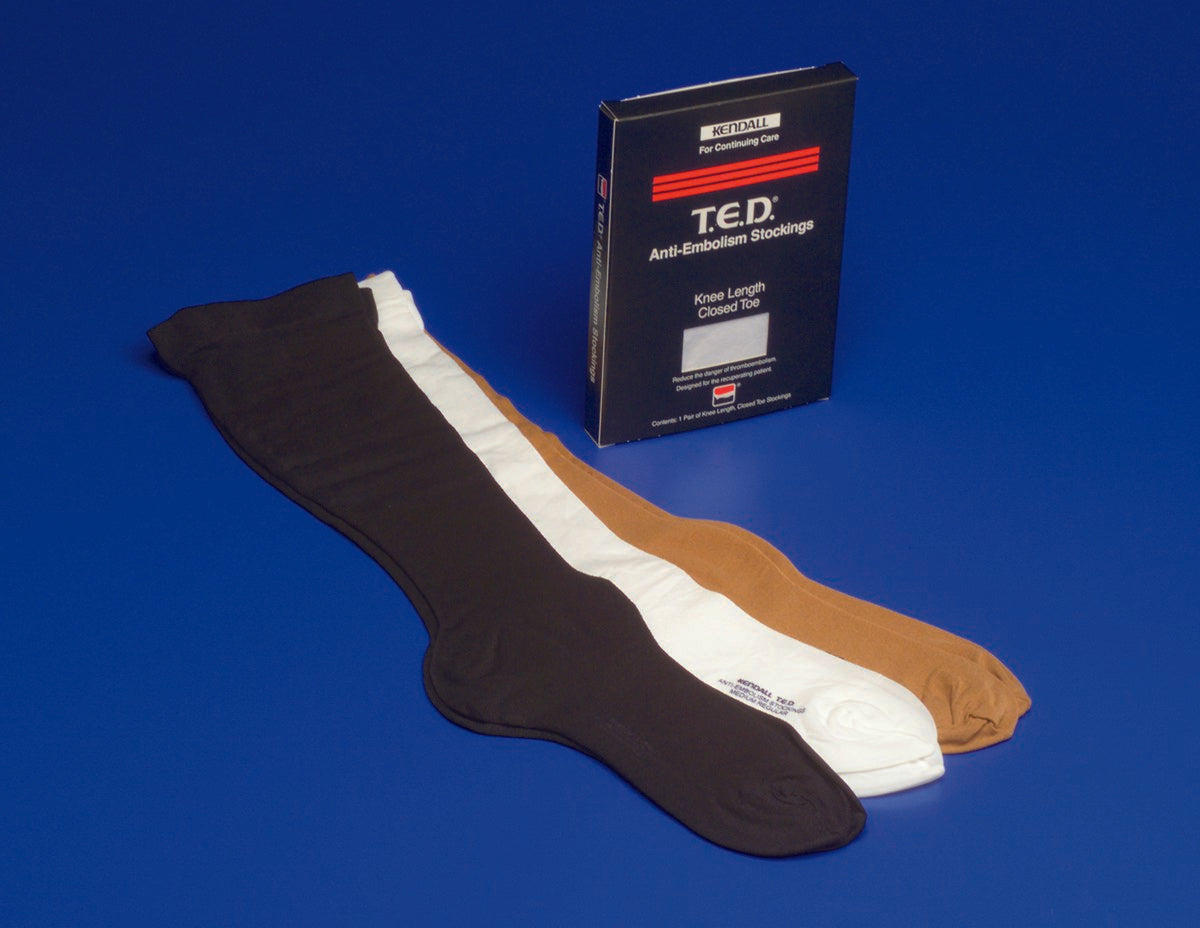 Cardinal - Anti-embolism Stocking T.E.D.™ Knee High Medium / Regular Beige Closed Toe [12/CS]
