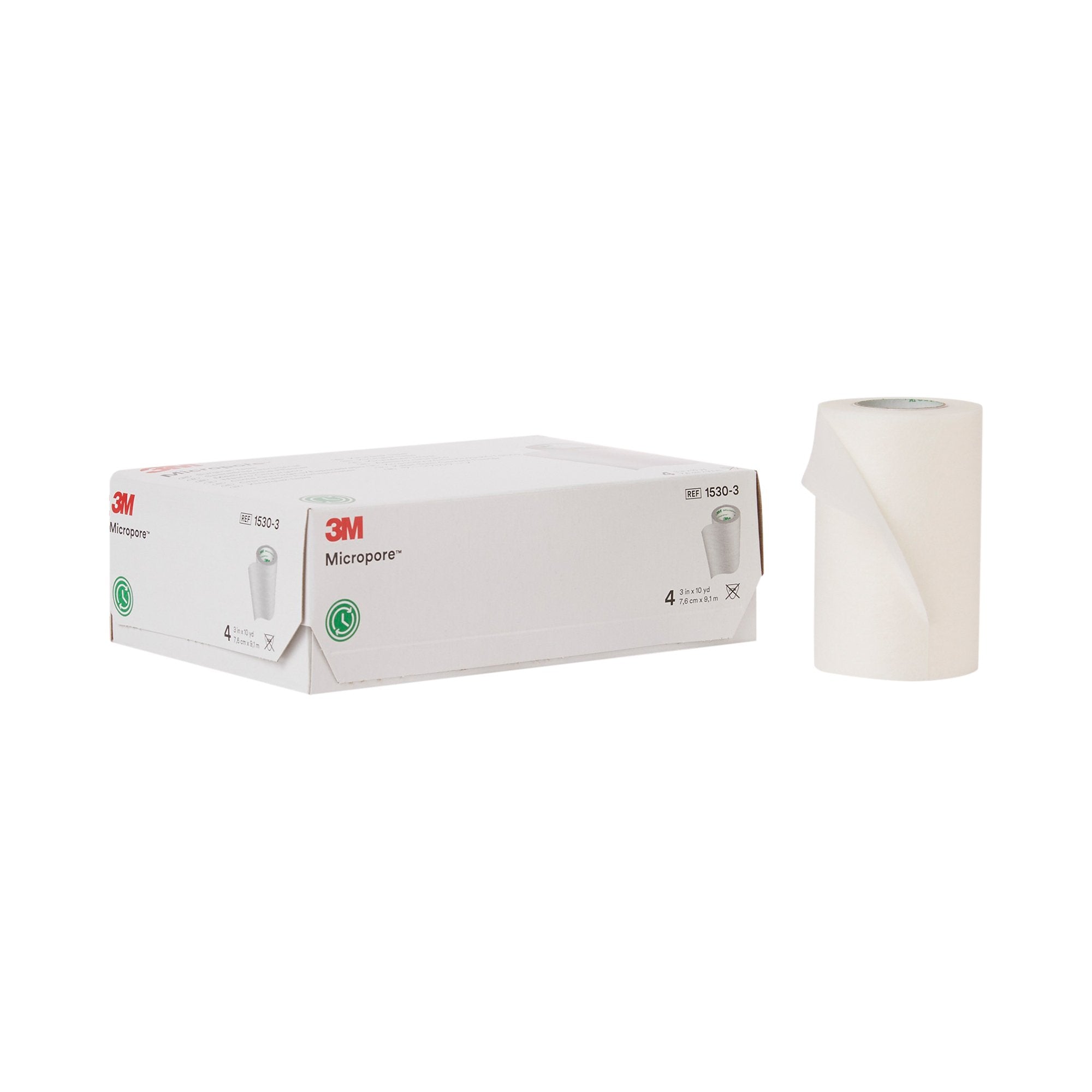 Solventum Corporation - Medical Tape 3M™ Micropore™ White 3 Inch X 10 Yard Paper NonSterile [40/CS]