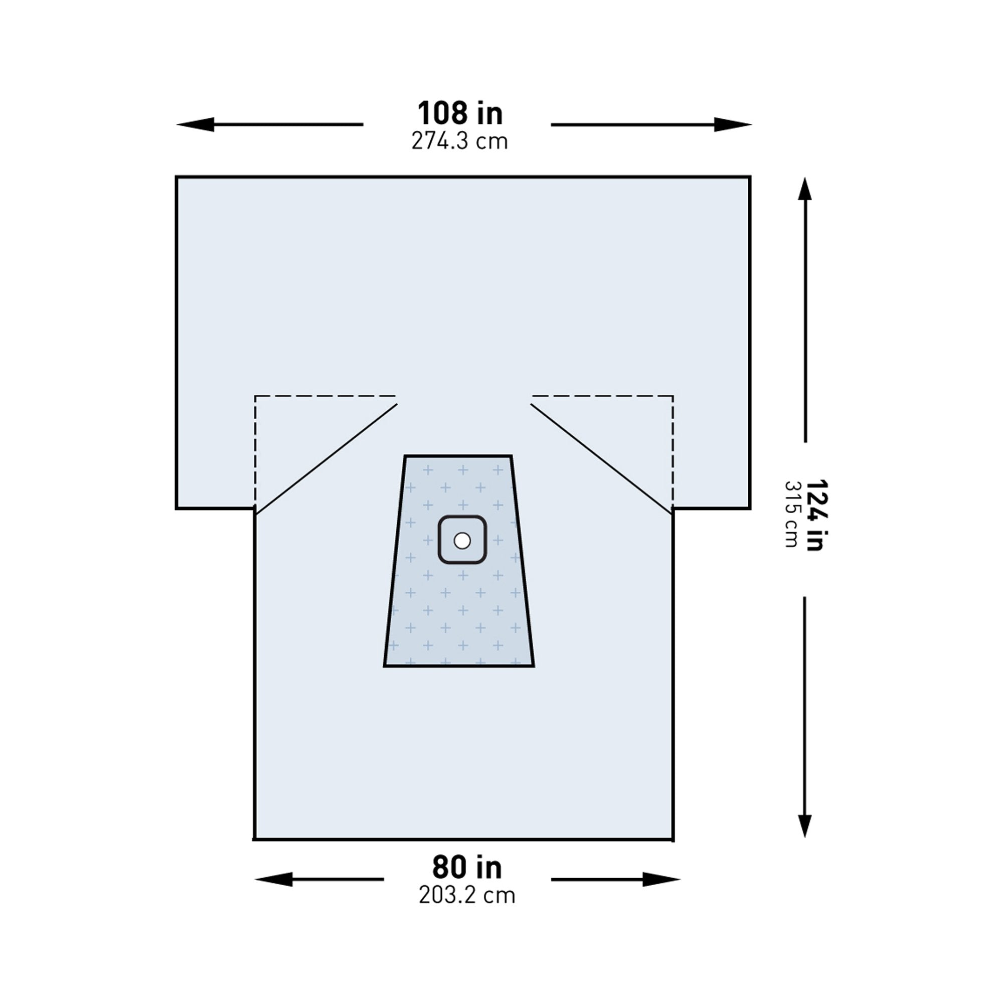 McKesson Brand - Orthopedic Drape McKesson Lower Extremity Drape 108 W X 80 W X 124 L Inch Sterile [10/CS]