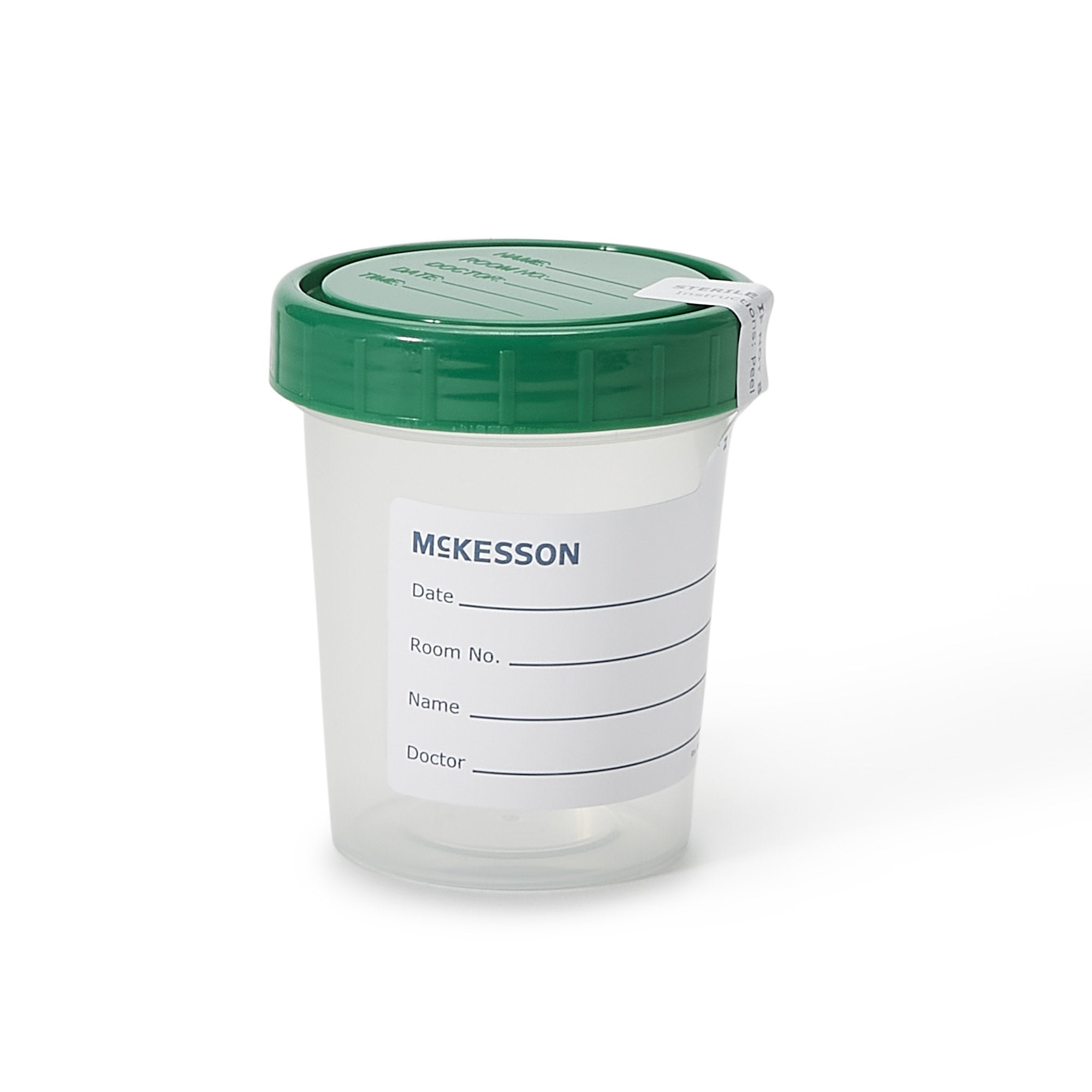 McKesson Brand - Specimen Container McKesson 120 mL (4 oz.) Screw Cap Sterile Inside Only [100/CS]